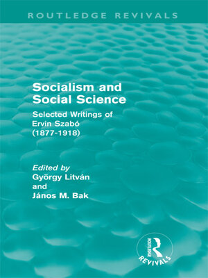 cover image of Socialism and Social Science (Routledge Revivals)